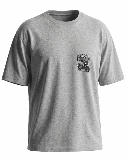 Bike Love Wild Terrain : Printed Oversized T-Shirt