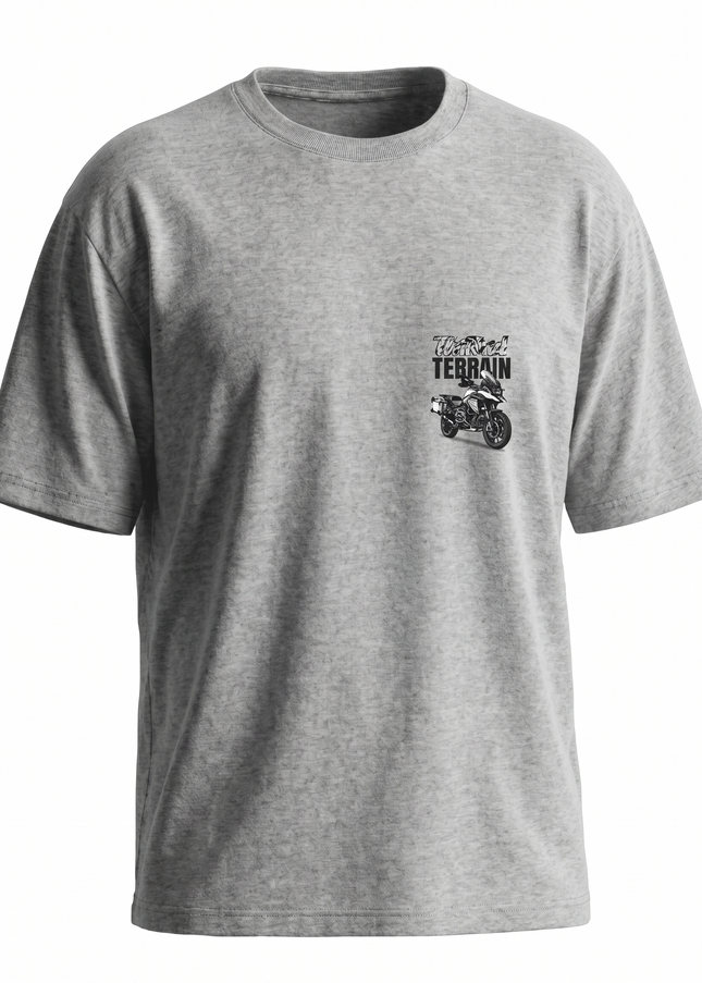 Bike Love Wild Terrain : Printed Oversized T-Shirt
