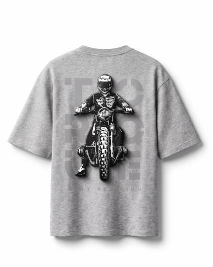 Bike Love Torque : Printed Oversized T-Shirt