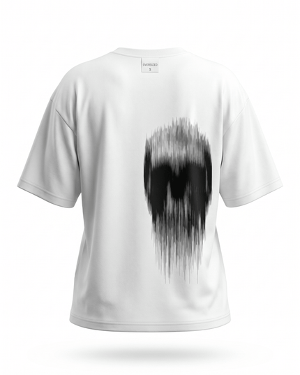 Ghost in Motion : Printed Oversized T-Shirt - Peepri