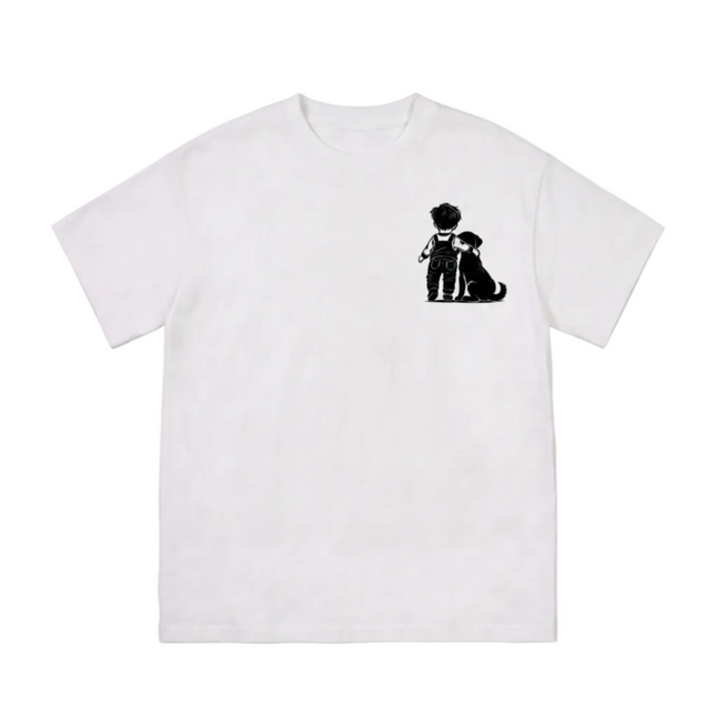 Dog Lover : Printed Oversized T-Shirt