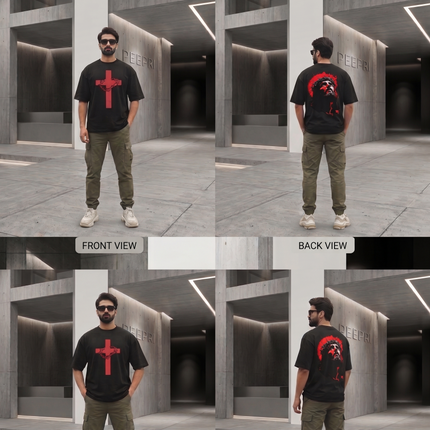 Jesus : Printed Oversized T-Shirt