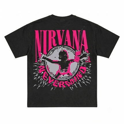 NIRVANA : Printed Oversized T-Shirt
