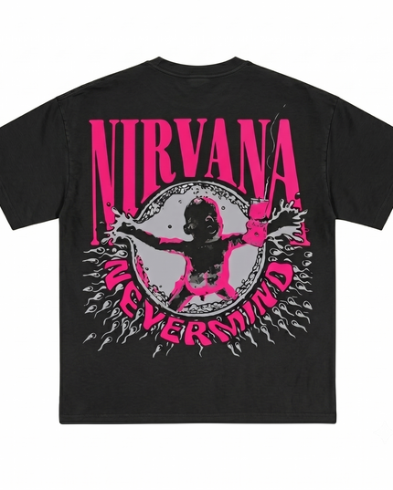 NIRVANA : Printed Oversized T-Shirt