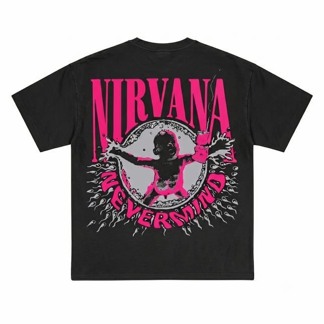 NIRVANA : Printed Oversized T-Shirt