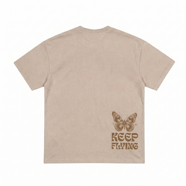 Keep Flying : Printed Oversized T-Shirt
