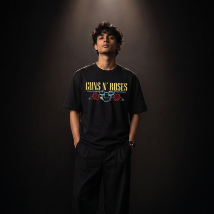 Guns N' Roses : Printed Oversized T-Shirt