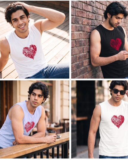 Heart : Men's Tank Top