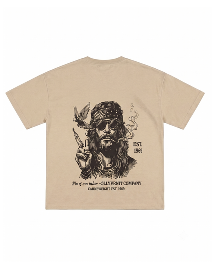 I am Peace : Printed Oversized T-Shirt