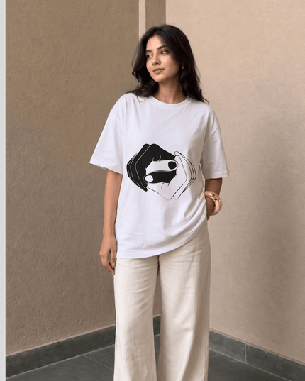 Together : Printed Oversized T-Shirt - Peepri