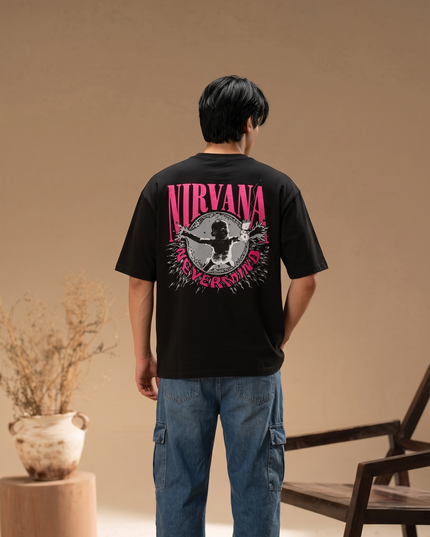 NIRVANA : Printed Oversized T-Shirt