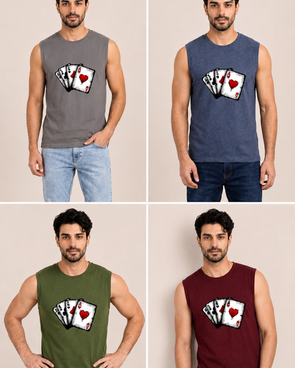 Cards King : Men's Tank Top
