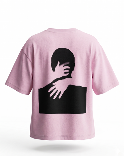 Hugging self : Printed Oversized T-Shirt