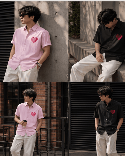 Heart : Oversized Shirt - Peepri