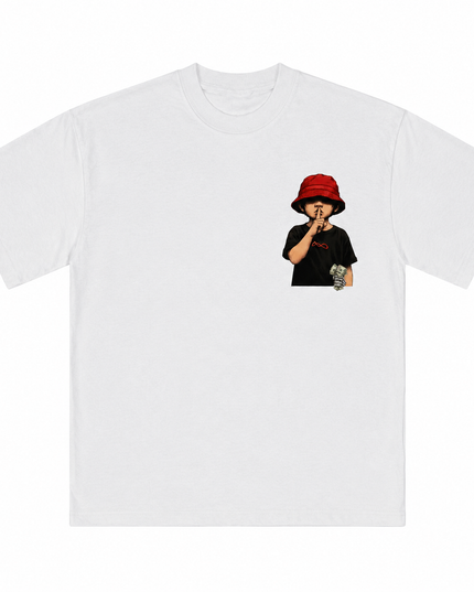 Silence : Printed Oversized T-Shirt