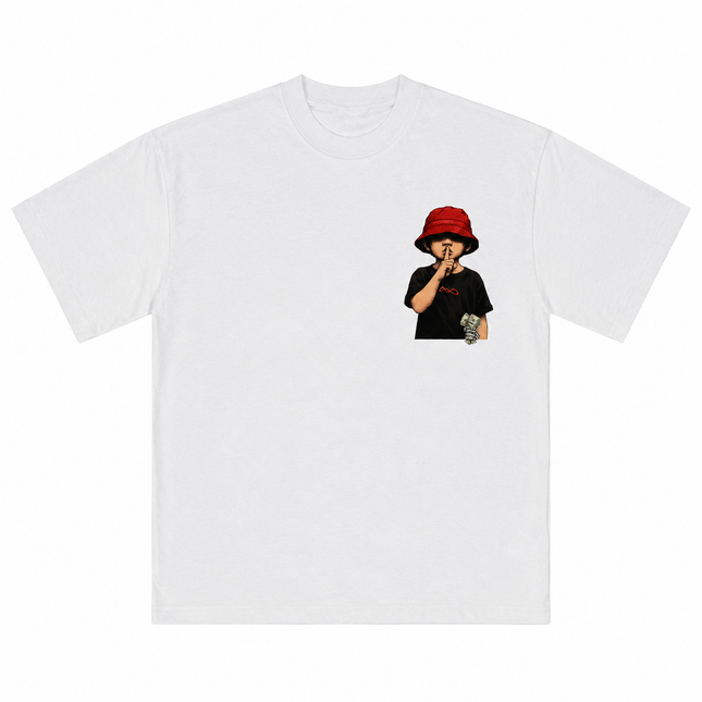 Silence : Printed Oversized T-Shirt