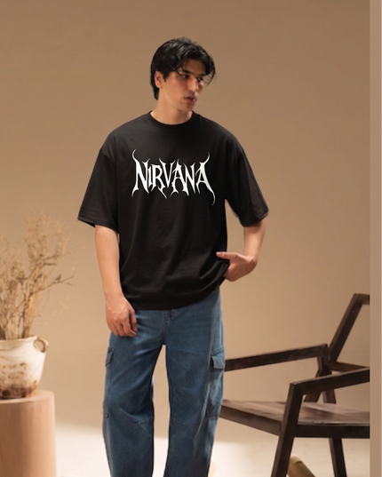 NIRVANA : Printed Oversized T-Shirt