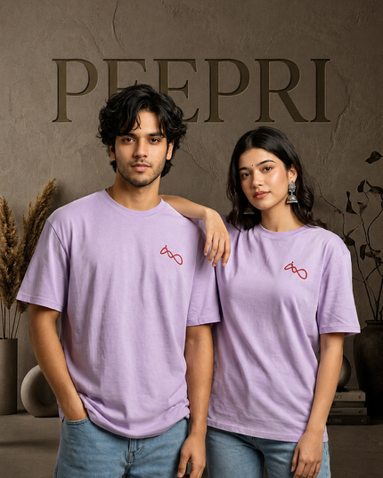 Peepri Logo : Printed Oversized T-Shirt