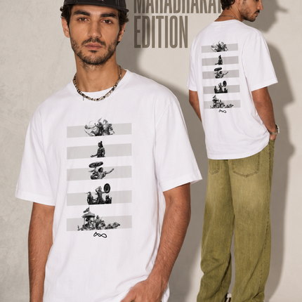 Mahabharat : Printed Oversized T-Shirt
