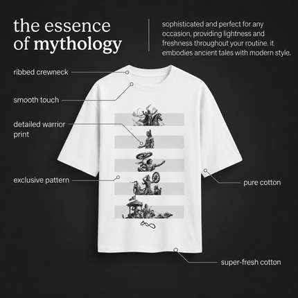 Mahabharat : Printed Oversized T-Shirt