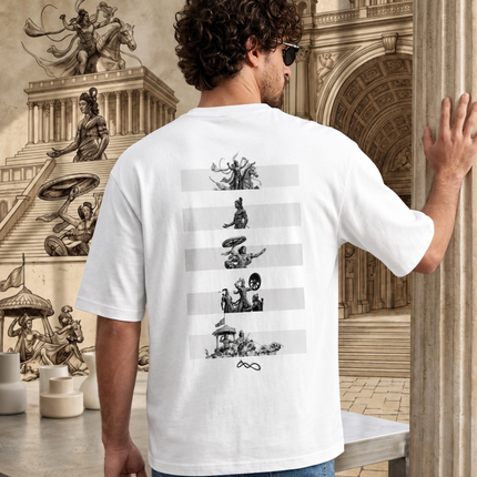 Mahabharat : Printed Oversized T-Shirt