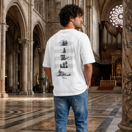 Mahabharat : Printed Oversized T-Shirt