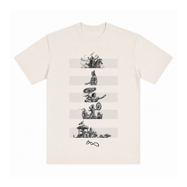 Mahabharat : Printed Oversized T-Shirt