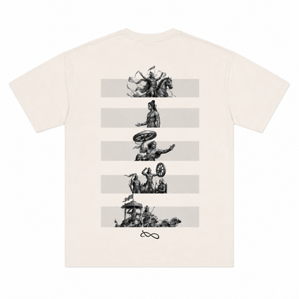 Mahabharat : Printed Oversized T-Shirt