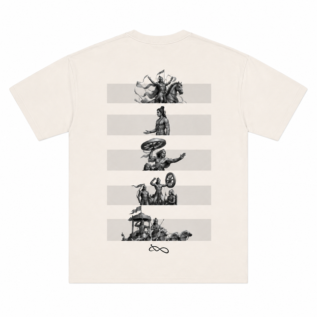 Mahabharat : Printed Oversized T-Shirt