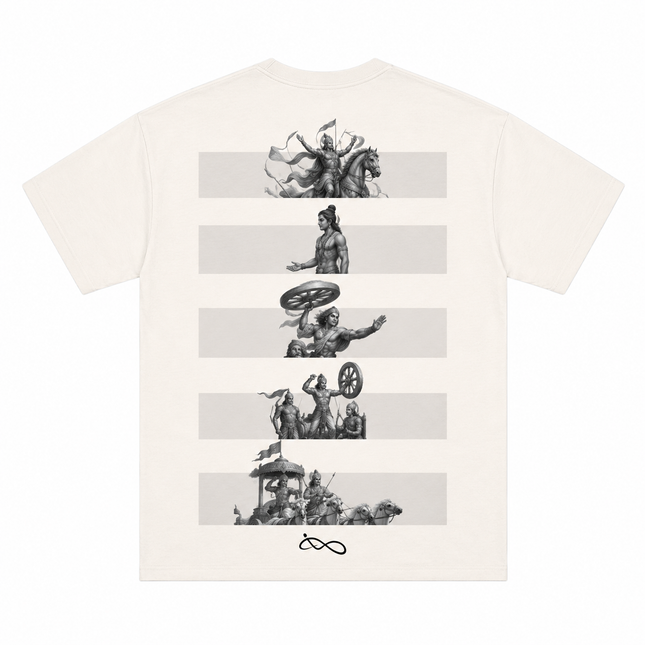 Mahabharat : Printed Oversized T-Shirt
