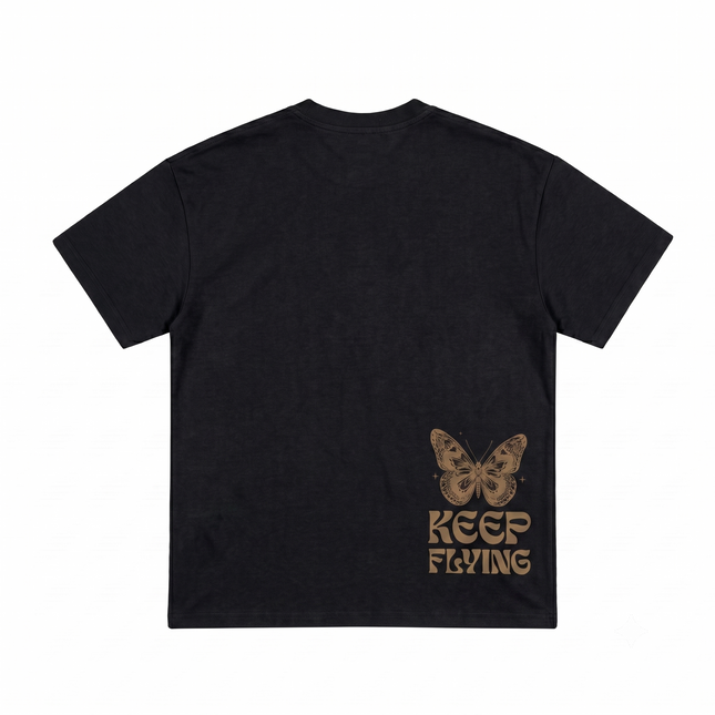 Dark Cat : Printed Oversized T-Shirt