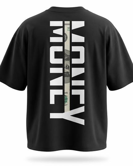 The Peepri "Money" Print Oversized Streetwear T-Shirt