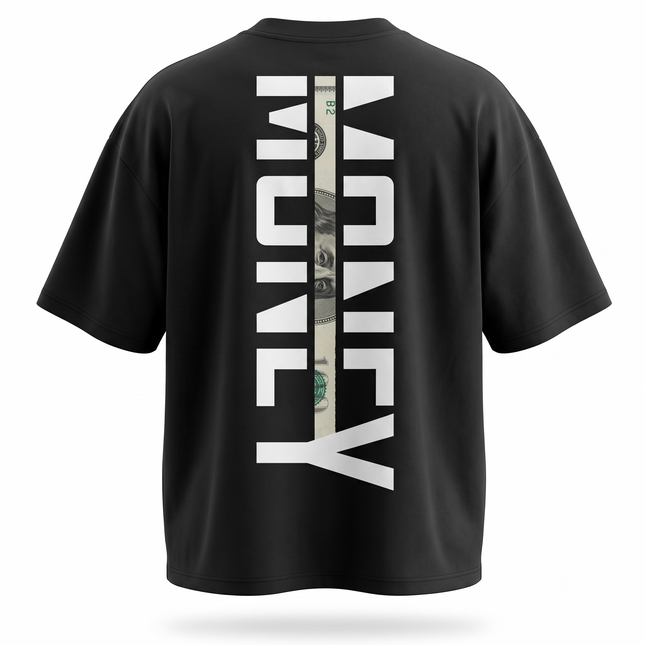 The Peepri "Money" Print Oversized Streetwear T-Shirt
