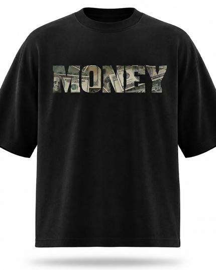 The Peepri "Money" Print Oversized Streetwear T-Shirt