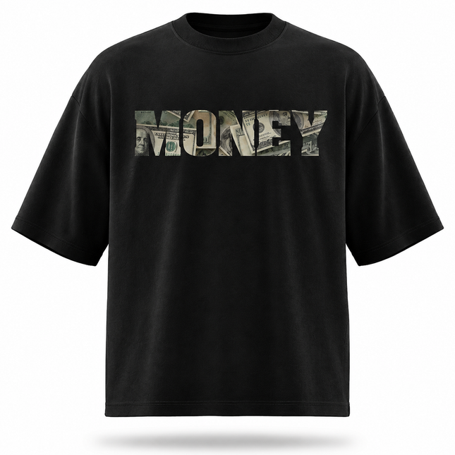 The Peepri "Money" Print Oversized Streetwear T-Shirt
