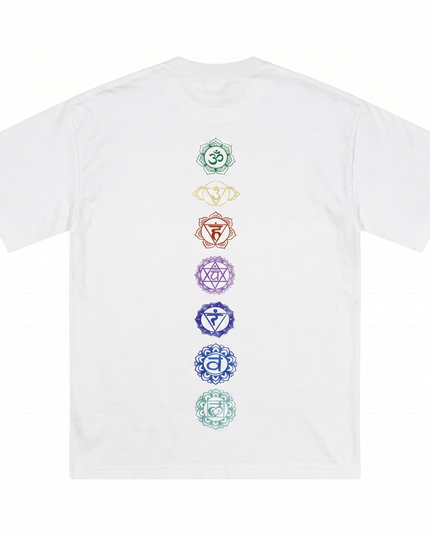 Seven Chakra : Printed Oversized T-Shirt