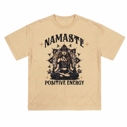 Namaste : Printed Oversized T-Shirt