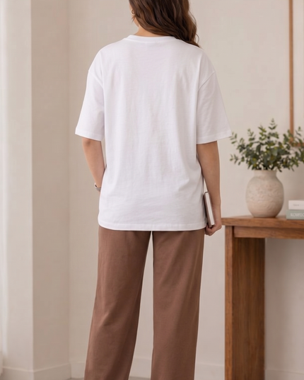 Ride Smart : Printed Oversized T-Shirt