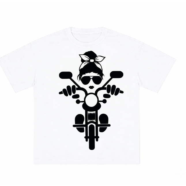 Ride Smart : Printed Oversized T-Shirt