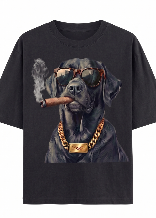 Boss Dog : Printed Oversized T-Shirt