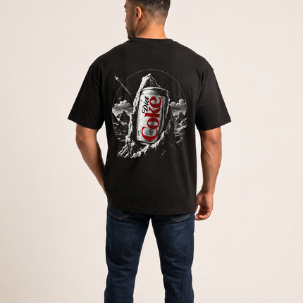 Diet Coke: Printed Oversized T-Shirt