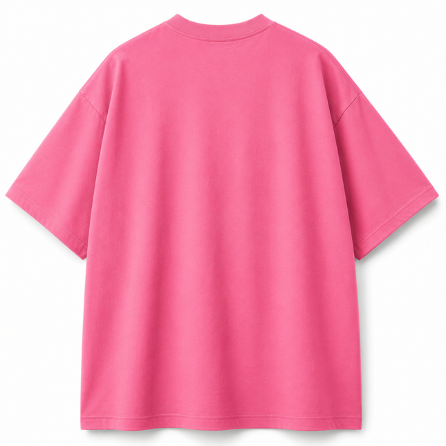Pink Afterglow : Let the Colour Linger. | Ombré Boxy Tee