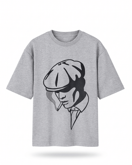 Gentle Men : Printed Oversized T-Shirt - Peepri