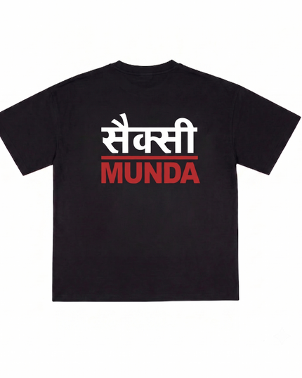 Bro Munda : Printed Oversized T-Shirt
