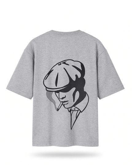Gentle Men : Printed Oversized T-Shirt - Peepri