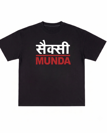 Bro Munda : Printed Oversized T-Shirt
