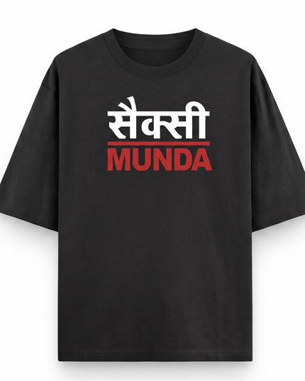 Bro Munda : Printed Oversized T-Shirt