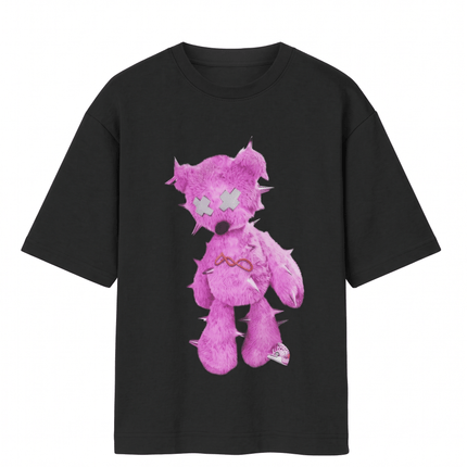 Good Boy Teddy : Printed Oversized T-Shirt - Peepri