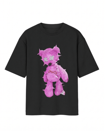 Good Boy Teddy : Printed Oversized T-Shirt - Peepri