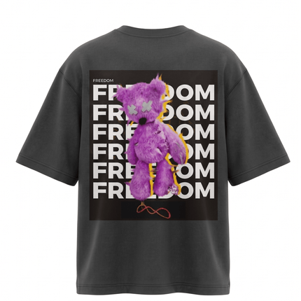 Good Boy Teddy : Printed Oversized T-Shirt - Peepri